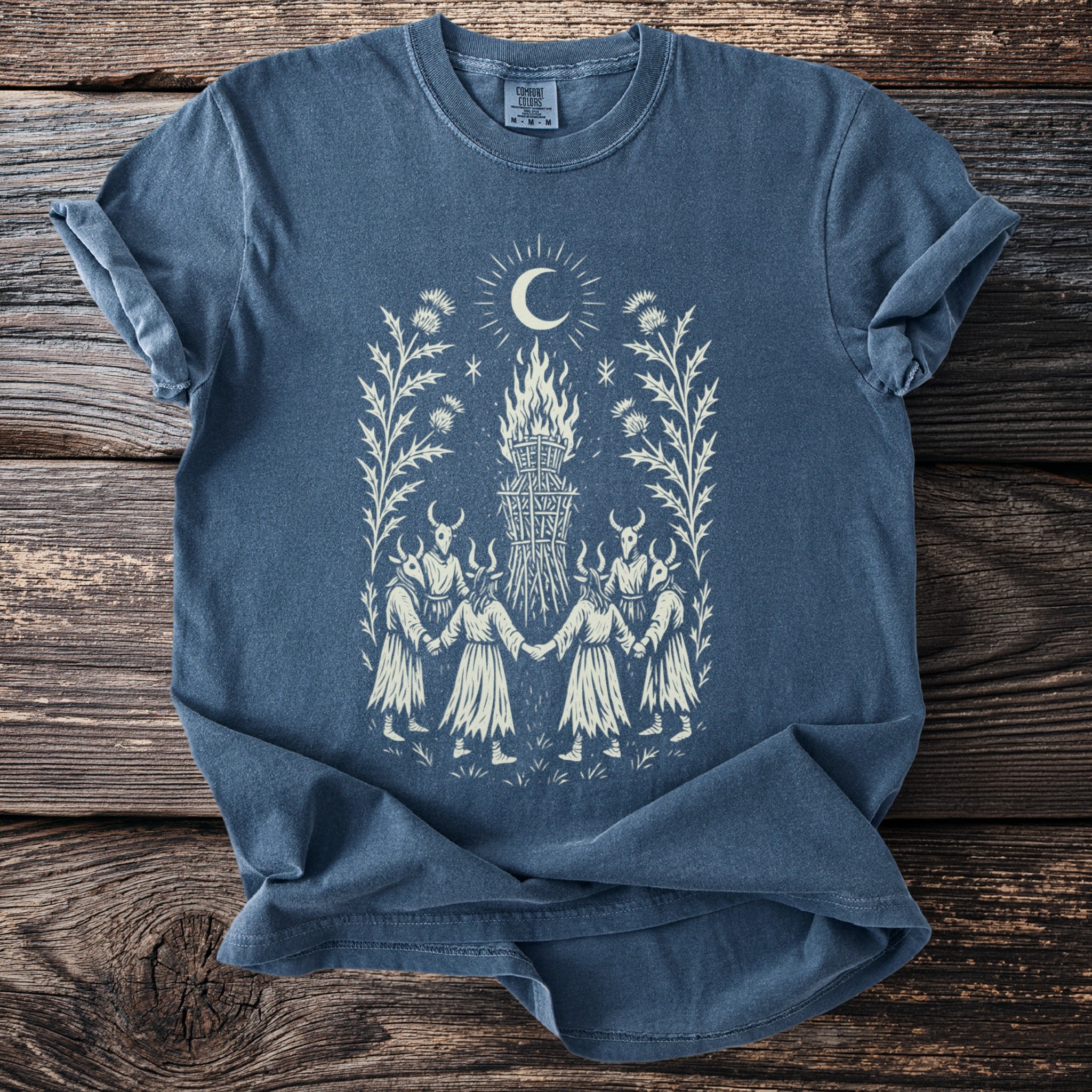 The Wicker Effigy: Moonlit Pyre