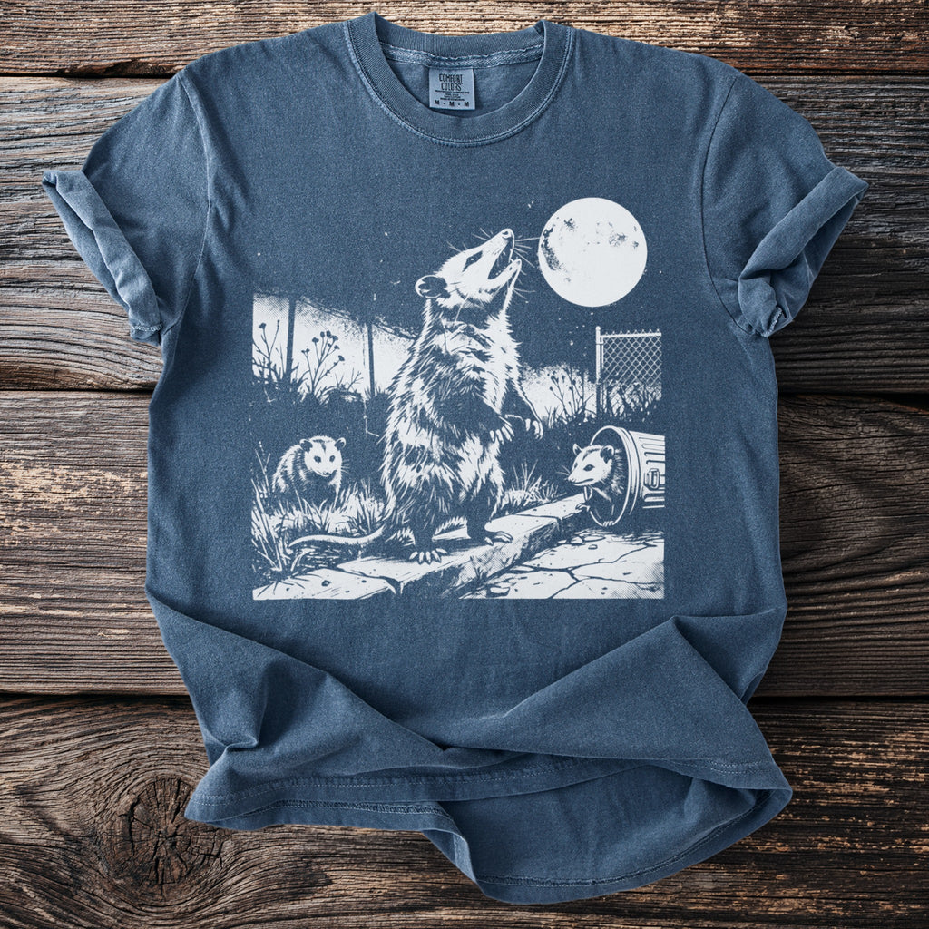 Opossums howling at the full moon.