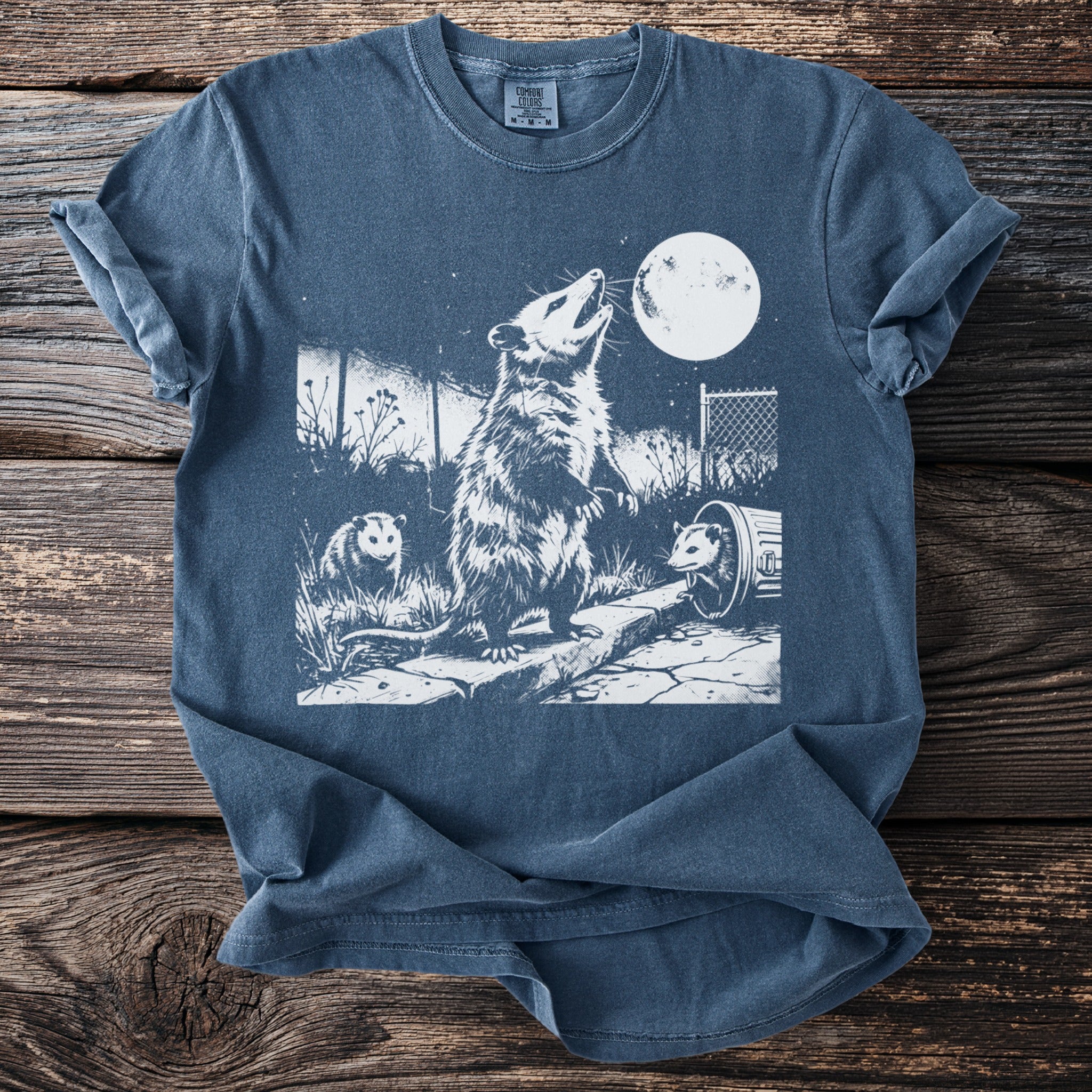 Opossums howling at the full moon.