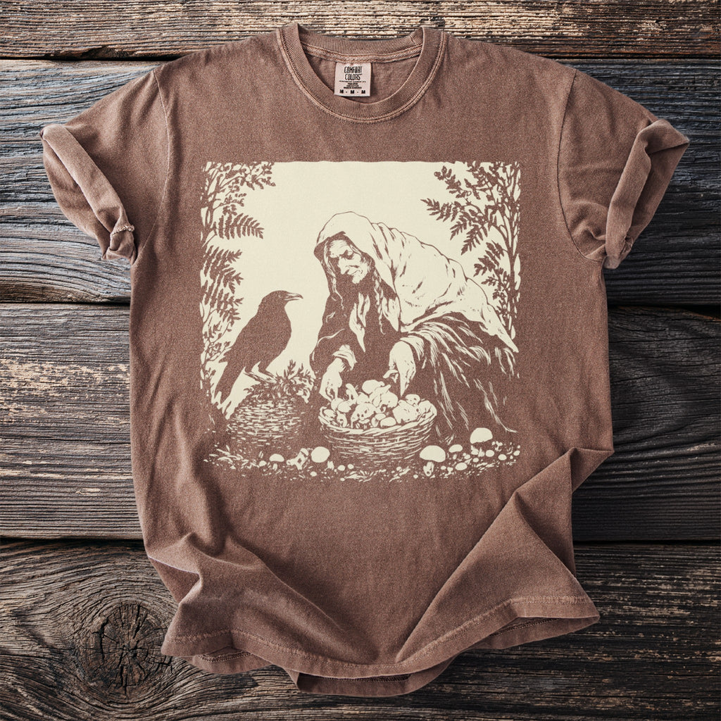 The Mushroom Forager: Raven at the Basket