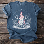 Burning Stag Skull