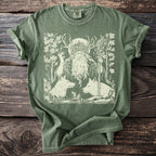 The Horned God: Oak Crown and Wolves