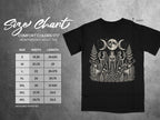 Size chart for Comfort Colors 1717 Heavyweight Adult Tee measured in inches.