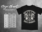 Size chart for Comfort Colors 1717 heavyweight adult tee with graphic.
