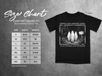Comfort Colors 1717 garment size chart in inches.
