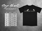 Comfort Colors 1717 heavyweight adult tee size chart with measurements.