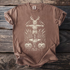 The Antlered Scarecrow: Crows and Pumpkins