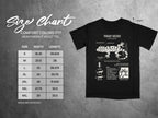 Tokay Gecko t-shirt with size chart and anatomical details of the gecko.