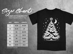 Comfort Colors 1717 heavyweight adult tee size chart with width and length measurements.