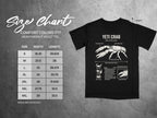 Comfort Colors 1717 garment size chart in inches.