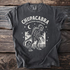 Chupacabra latin american cryptid legend graphic t-shirt.