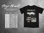 Comfort Colors 1717 garment size chart in inches.