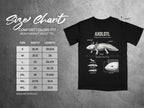 Comfort Colors 1717 garment size chart in inches.