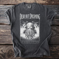T-shirt with a kraken design and text "Dead But Dreaming The Sunken City Tour".