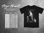 Size chart for Comfort Colors 1717 heavyweight adult tee with macaw illustration.