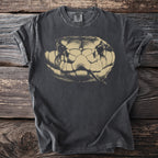 Vintage black t-shirt with a coiled snake head graphic and Comfort Colors tag.