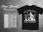 Size chart for Comfort Colors 1717 heavyweight adult tee with graphic.