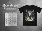 Comfort Colors 1717 heavyweight adult tee size chart in inches with width and length measurements.
