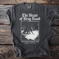 Dark grey t-shirt with "The Beast of Bray Road" and a wolf illustration.