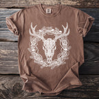 Brown t-shirt with white