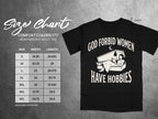 Size chart for Comfort Colors 1717 heavyweight adult tee with graphic.