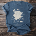 "The Old Country" map graphic with regions including "The Old Wood" and "The Bone Ridge."