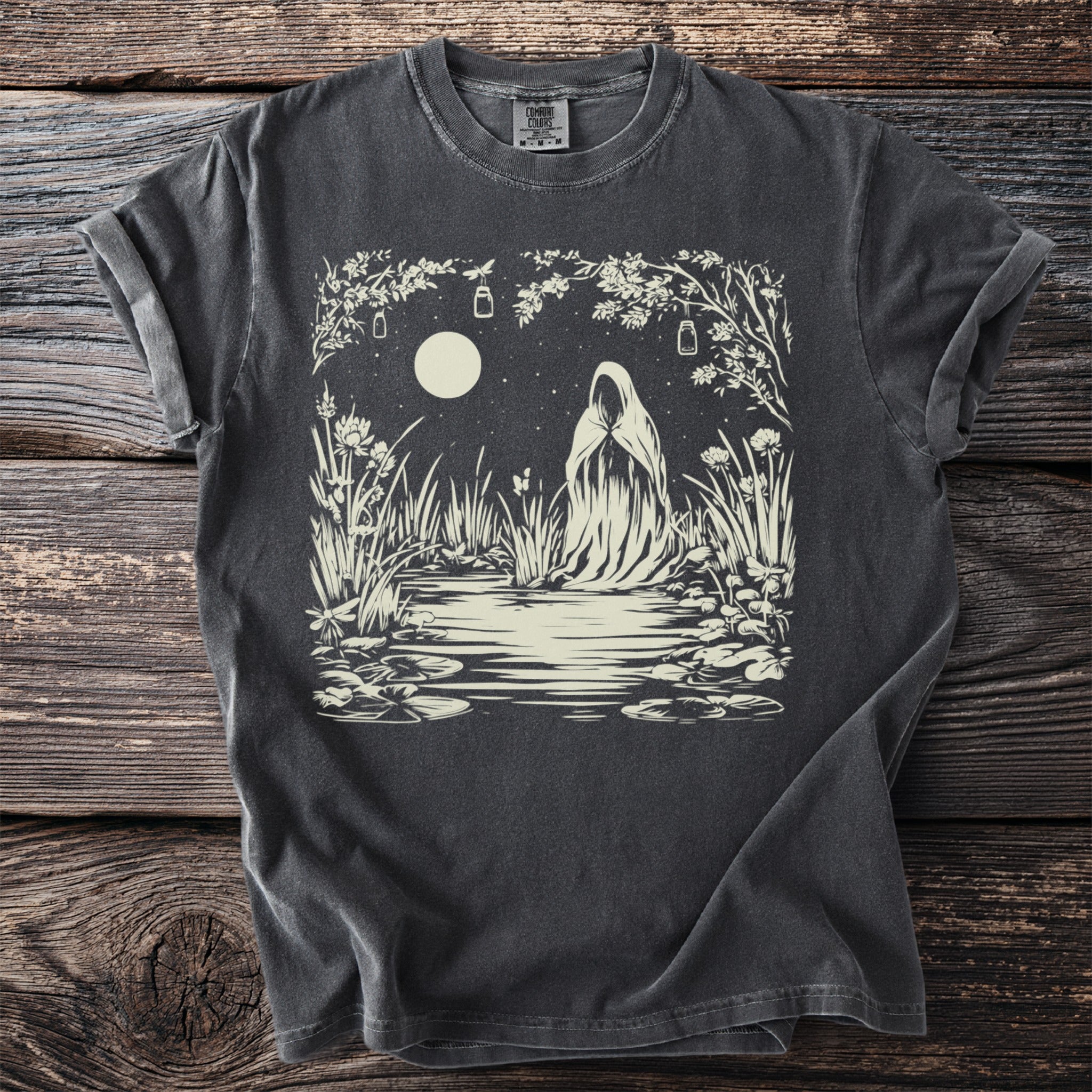 The Marsh Ghost: Kneeling by the Water