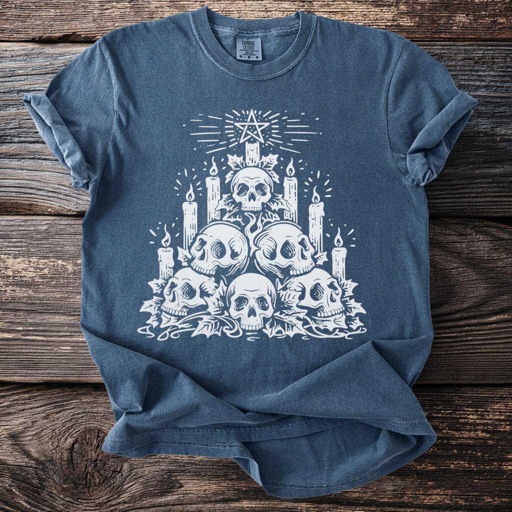 T-shirt with white print