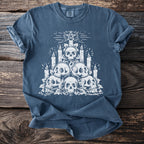 T-shirt with white print