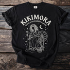 KIKIMORA slavic witch folklore spirit graphic on black t-shirt.