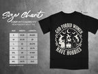 Comfort Colors 1717 heavyweight adult tee size chart with width and length measurements.