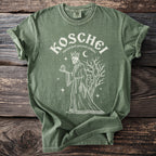 KOSCHEI Russian dark fairytale folklore with skeleton king and castle.