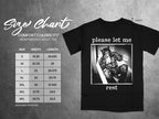 Comfort Colors 1717 heavyweight adult tee size chart with wolf graphic and text.