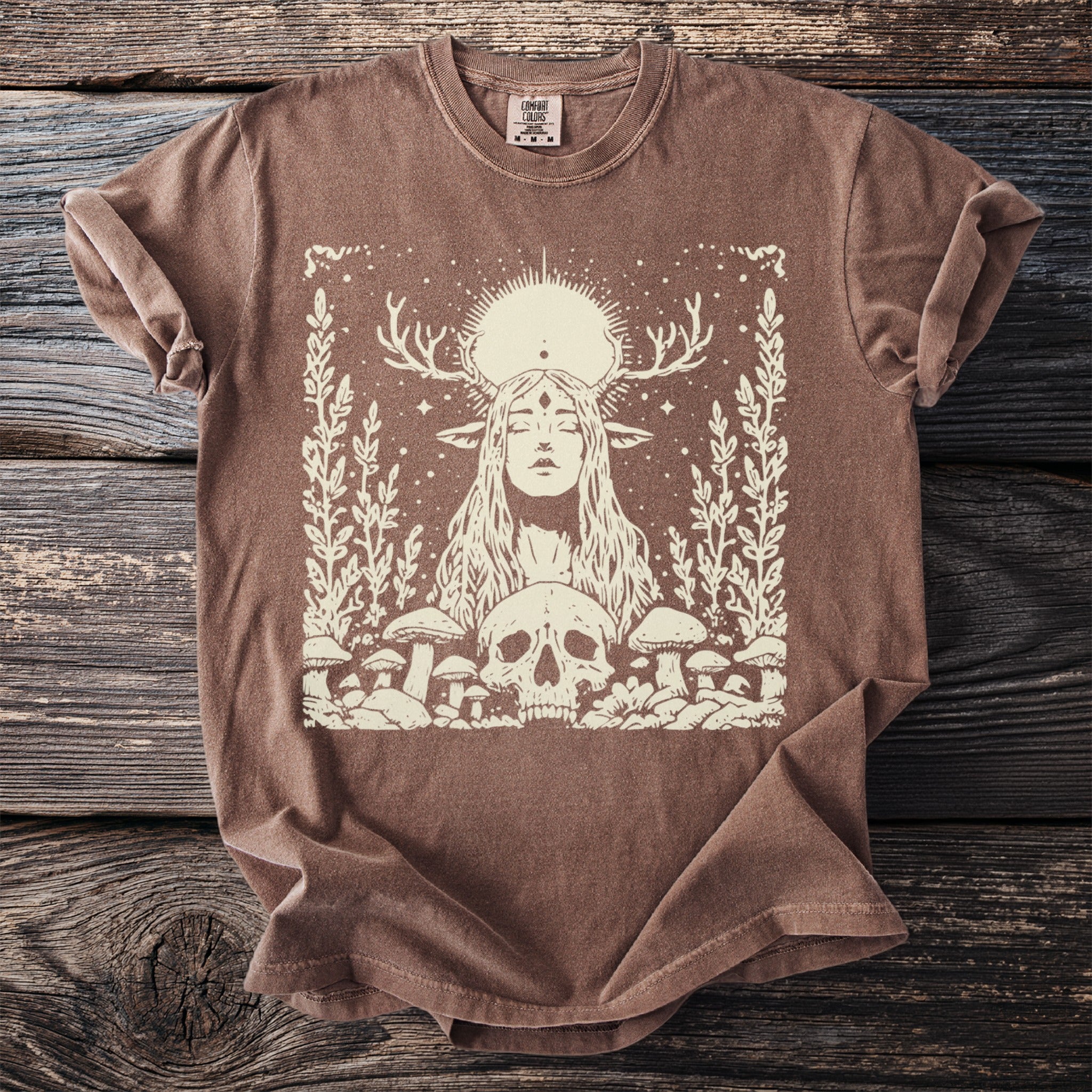 The Antlered Sibyl: Skull and Toadstools