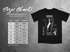 Gerenuk size chart with width and length measurements for sizes S to 4XL.