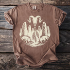 Runic Ram Skull: Wolves at the Stones