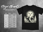 Comfort Colors 1717 size chart for heavyweight adult tees, measured in inches.