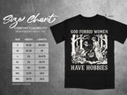 Size chart for Comfort Colors 1717 heavyweight adult tee with graphic.